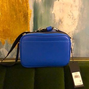 Karl Lagerfeld Maybelle Deep Lagon Crossbody Hand Bag NWT